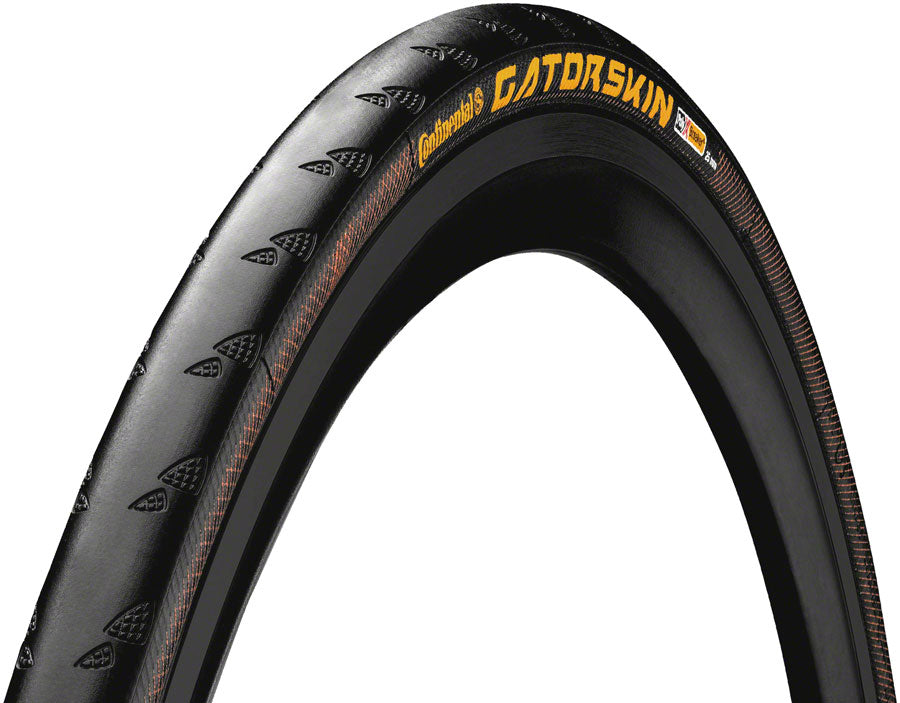 Image of Continental Gatorskin Tire - 700 x 25 Clincher Wire Black PolyX Breaker