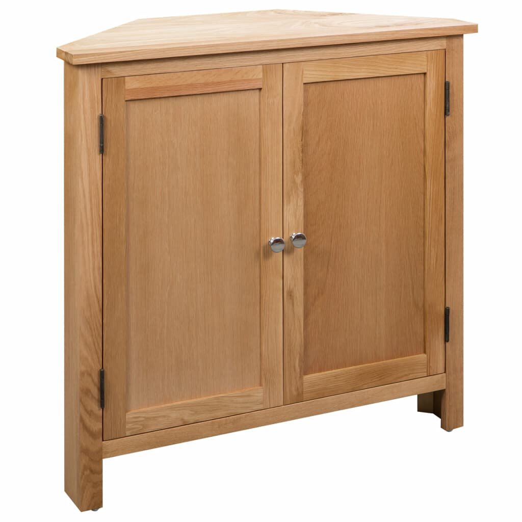 Image of Corner Cabinet 314"x131"x307" Solid Oak Wood