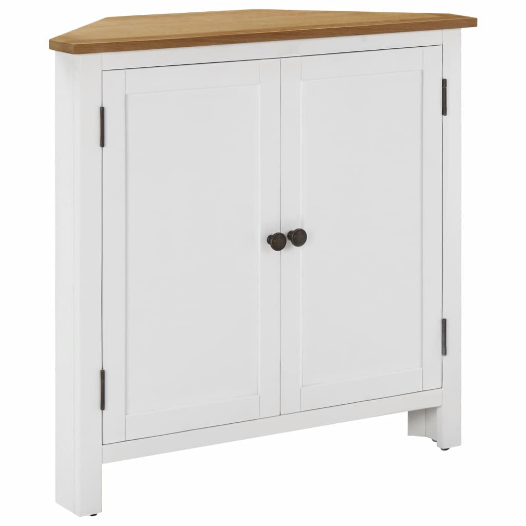 Image of Corner Cabinet 315"x132"x307" Solid Oak Wood