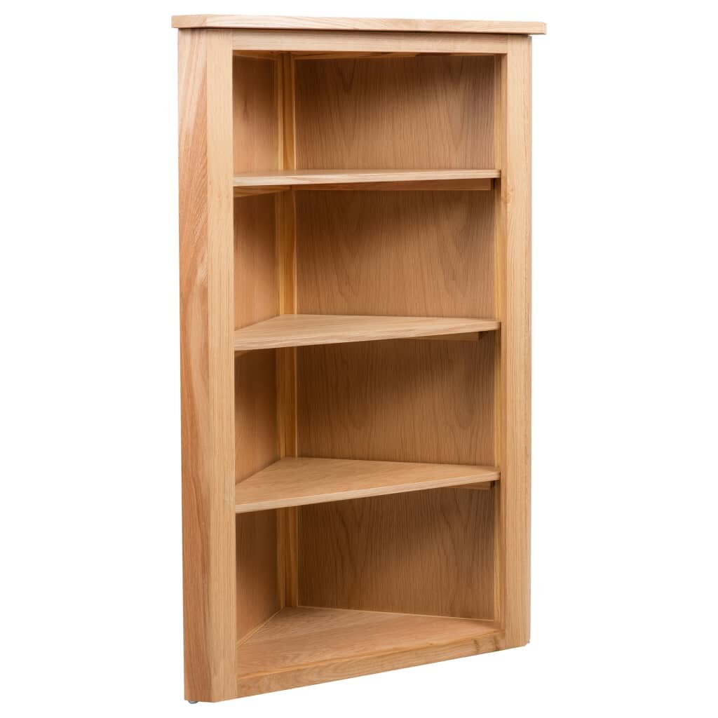 Image of Corner Shelf 232"x141"x393" Solid Oak Wood