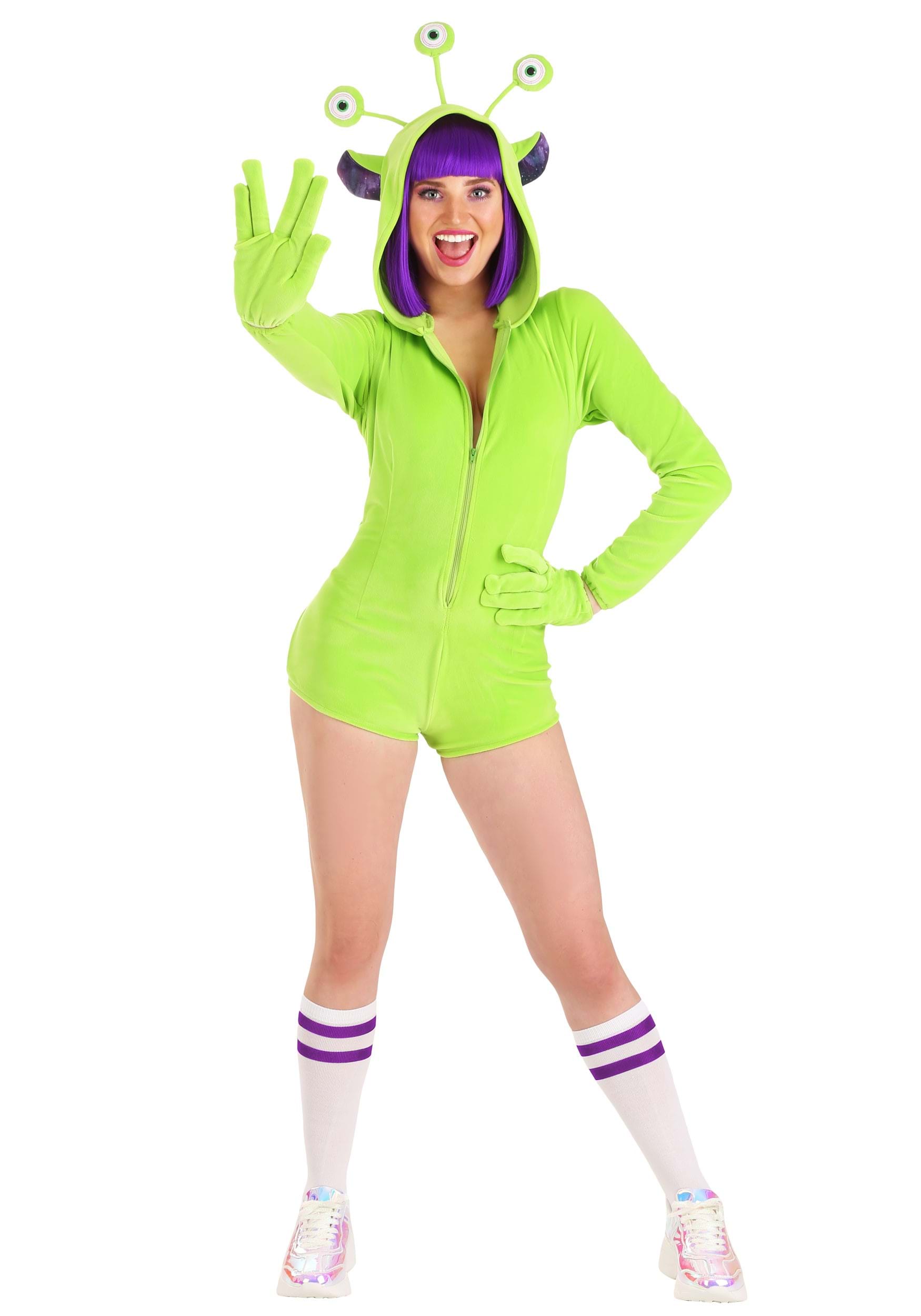 Image of Cozy Alien Costume for Women | Alien Costumes ID FUN1797AD-M