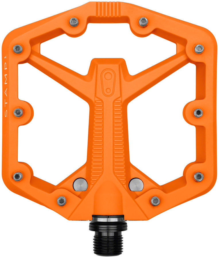 Image of Crank Brothers Stamp 1 Gen 2 Pedals - Platform Composite 9/16" Orange Small