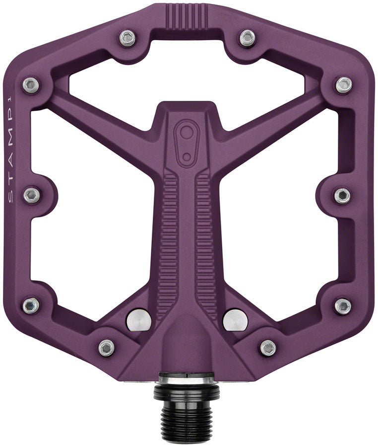 Image of Crank Brothers Stamp 1 Gen 2 Pedals - Platform Composite 9/16" Purple Small