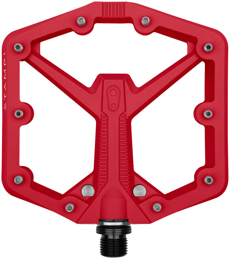 Image of Crank Brothers Stamp 1 Gen 2 Pedals - Platform Composite 9/16" Red Large