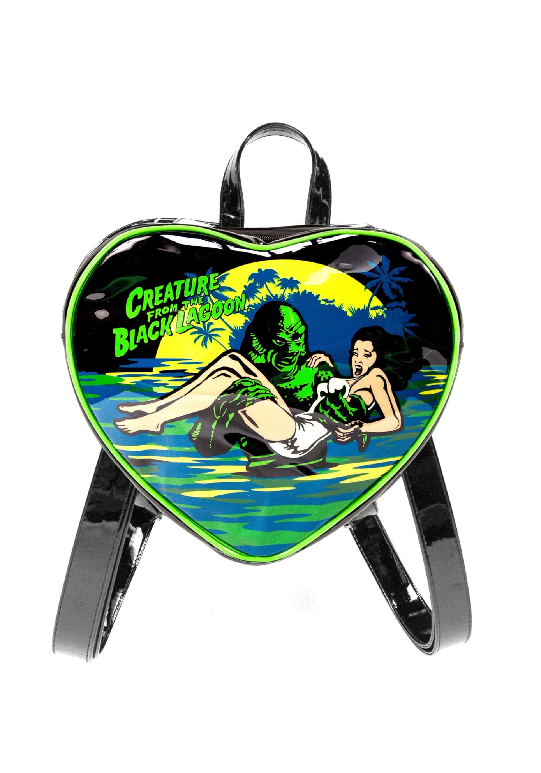 Image of Creature From The Black Lagoon Heart-Shaped Backpack ID RRUMHB82CREATDAMSEL-ST