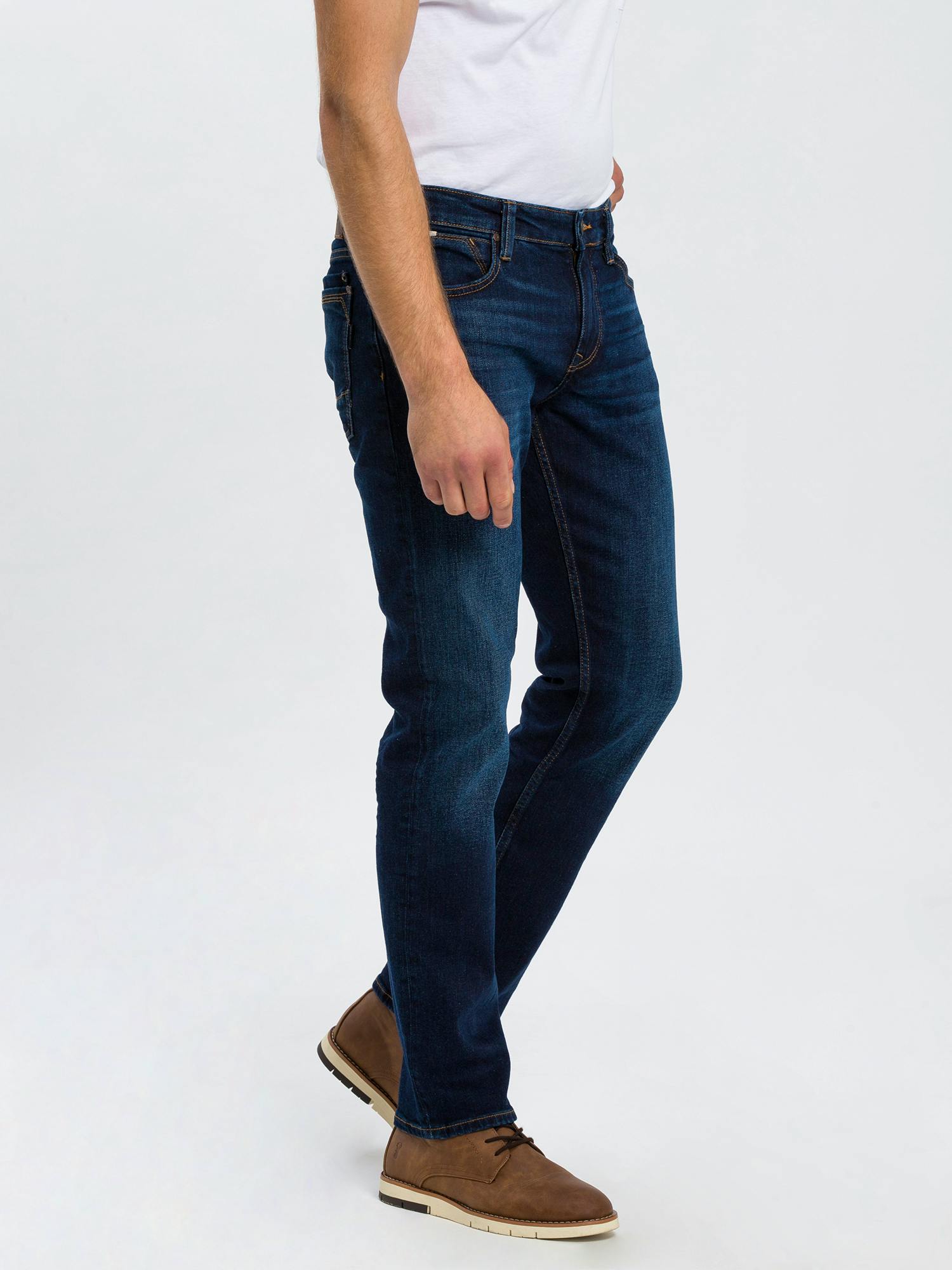 Image of Cross Jeans Dylan 5 Pocket Pants dark blue used