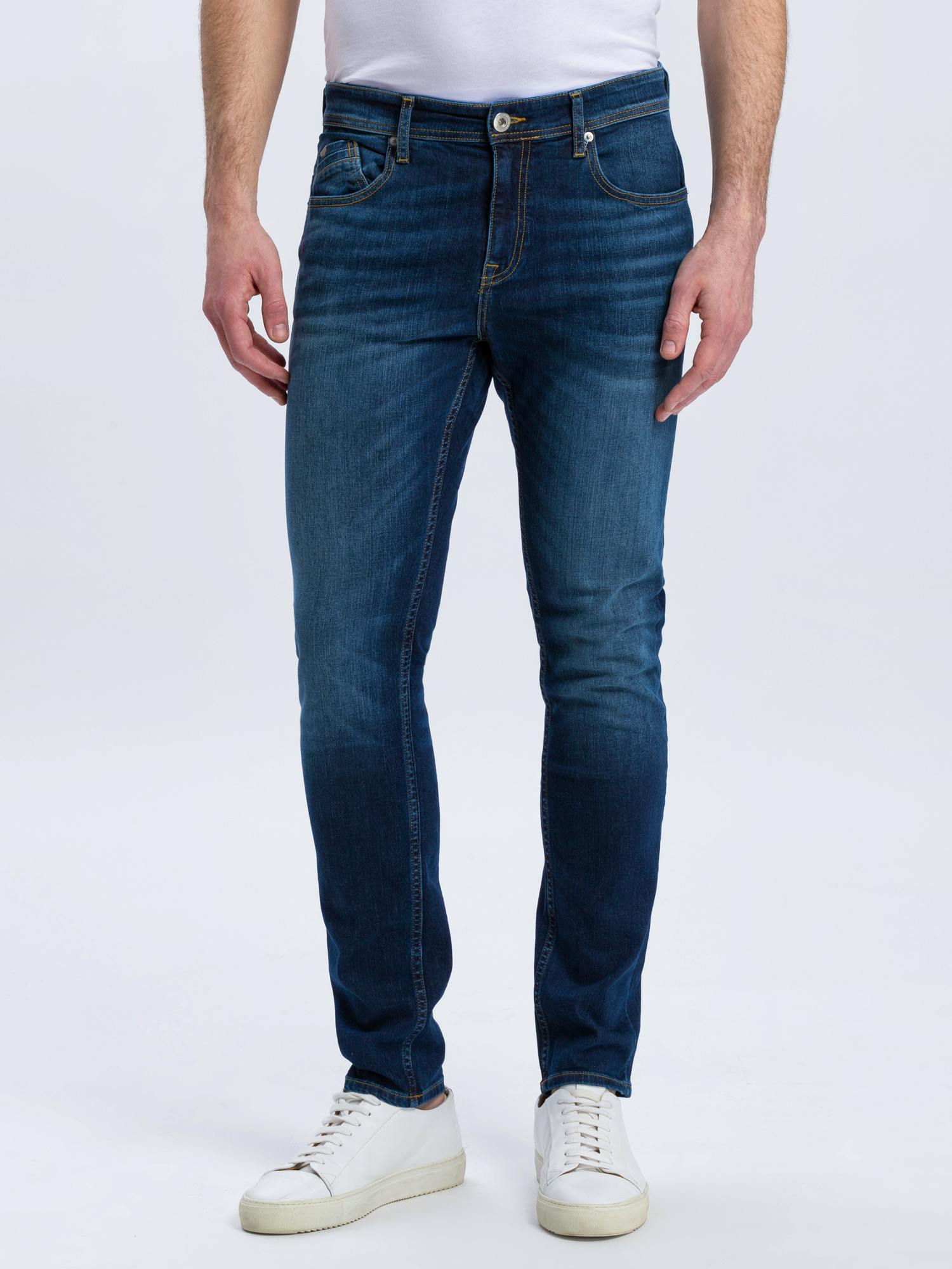 Image of Cross Jeans Jimi 5 Pocket Pants dark blue