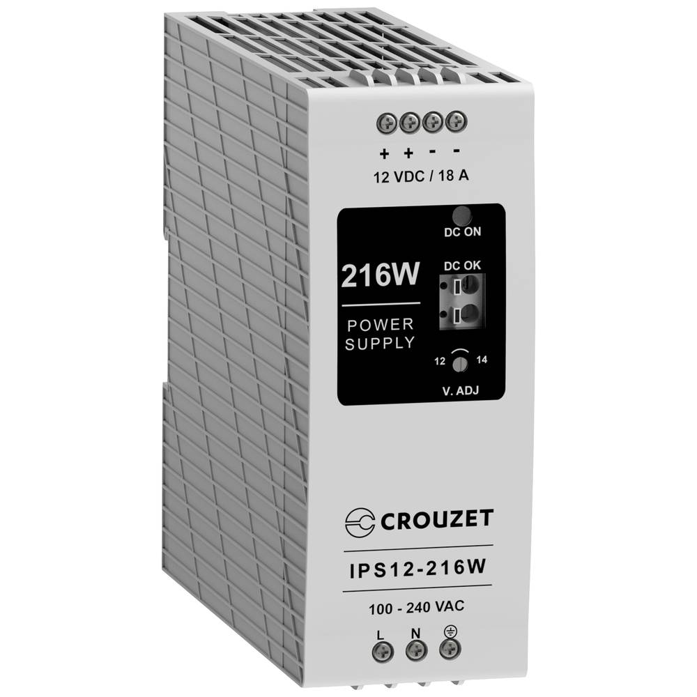 Image of Crouzet Industrial PSU 12 V 18 A 216 W Content 1 pc(s)