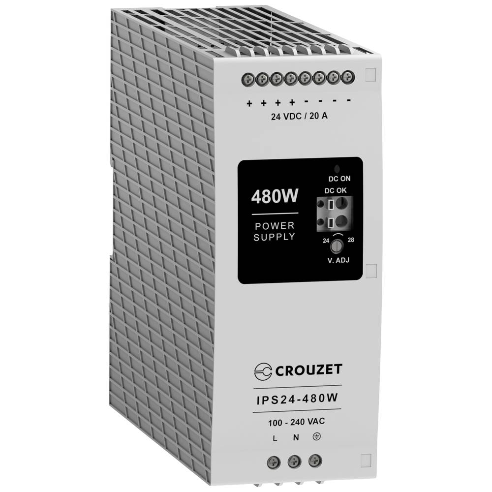 Image of Crouzet Industrial PSU 24 V 20 A 480 W Content 1 pc(s)