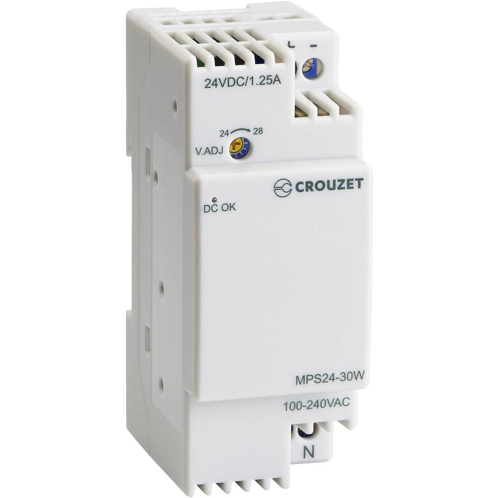 Image of Crouzet Miscellaneous Rail mounted PSU (DIN) 125 A 30 W Content 1 pc(s)
