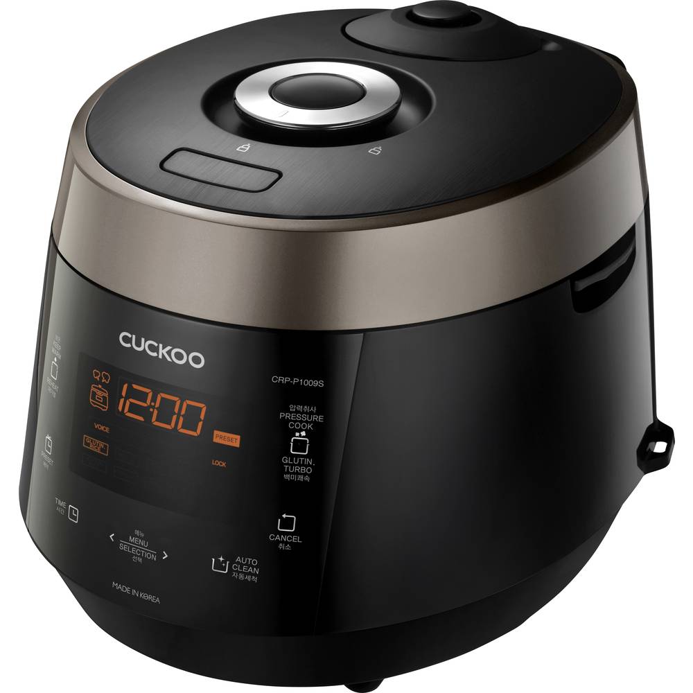 Image of Cuckoo CRP-P1009S Rice cooker Black with display with steam cooker Overheat protection