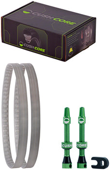 Image of CushCore XC Tire Inserts Set Includes 2 Tubeless Valves