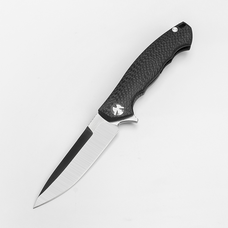 Image of Custom Zero Tolerance ZT0454 Sharp Folding Knife S35VN Blade Carbon Fibre Titanium Handle Perfect Pocket EDCTactical Camping Hunting Outdoor