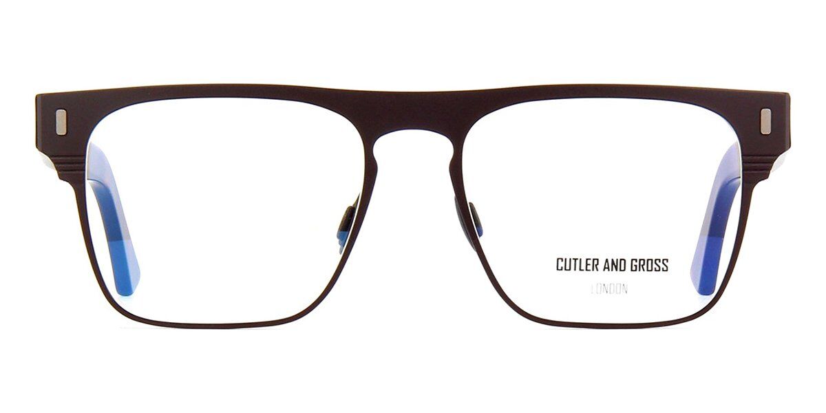 Image of Cutler and Gross 1366 02 Óculos de Grau Marrons Masculino BRLPT