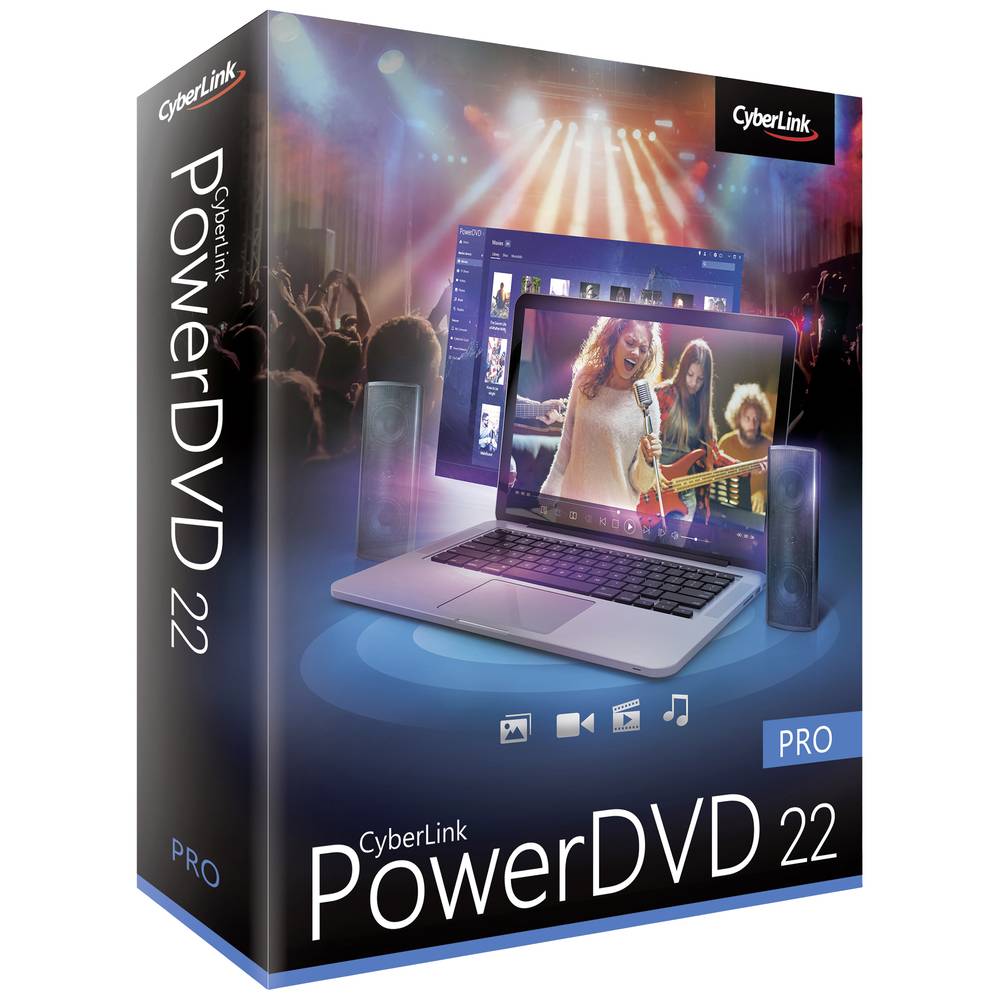 Image of Cyberlink PowerDVD 22 Pro Full version 1 licence Windows Video editor