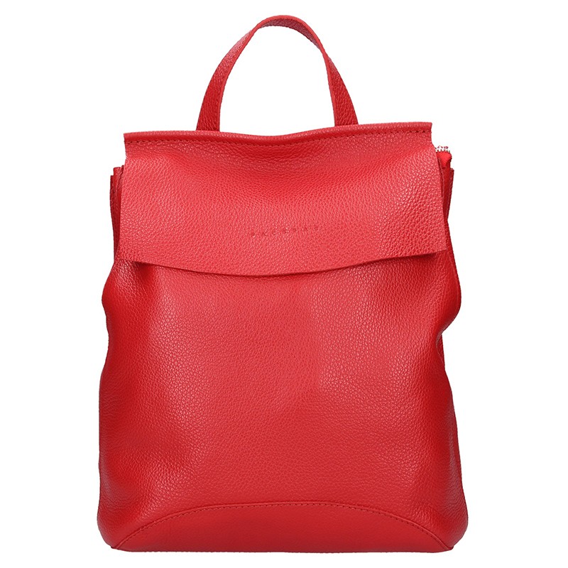 Image of Dámský kožený batoh Facebag Stella - červená CZ
