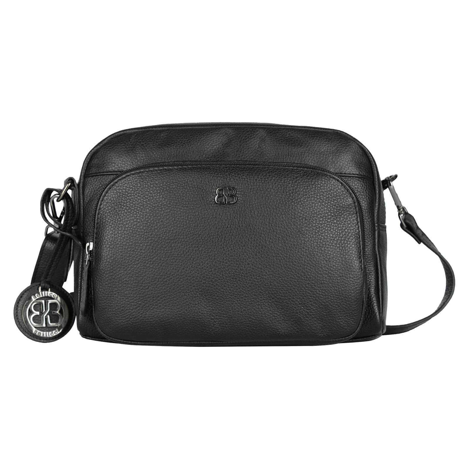 Image of Dámska kožená crossbody kabelka Bellicci Norra - čierna SK