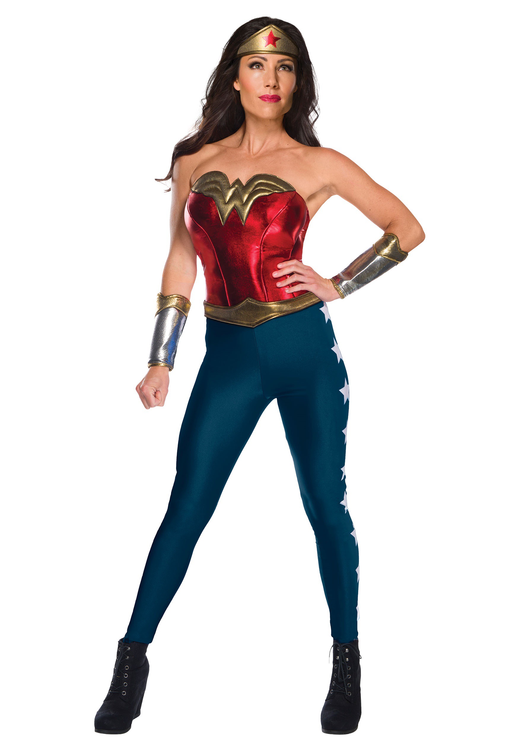 Image of DC Comics Wonder Woman Adult Women's Costume ID RU820896-XL