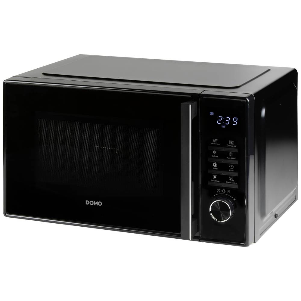 Image of DOMO DO22501G Microwave Black 900 W Grill function Timer fuction