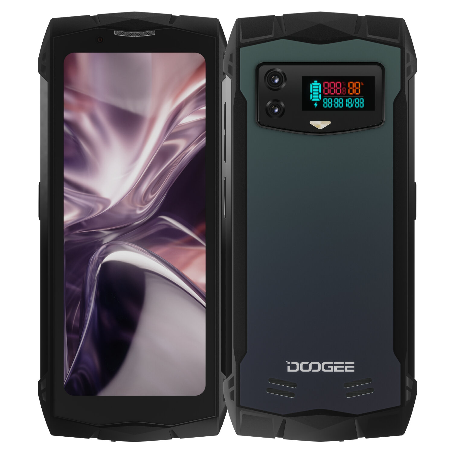 Image of DOOGEE Smini Innovative Rear Display 45 inch qHD 15GB 256GB 50MP Dual Camera Helio G99 3000mAh 18W Fast Charge NFC IP68
