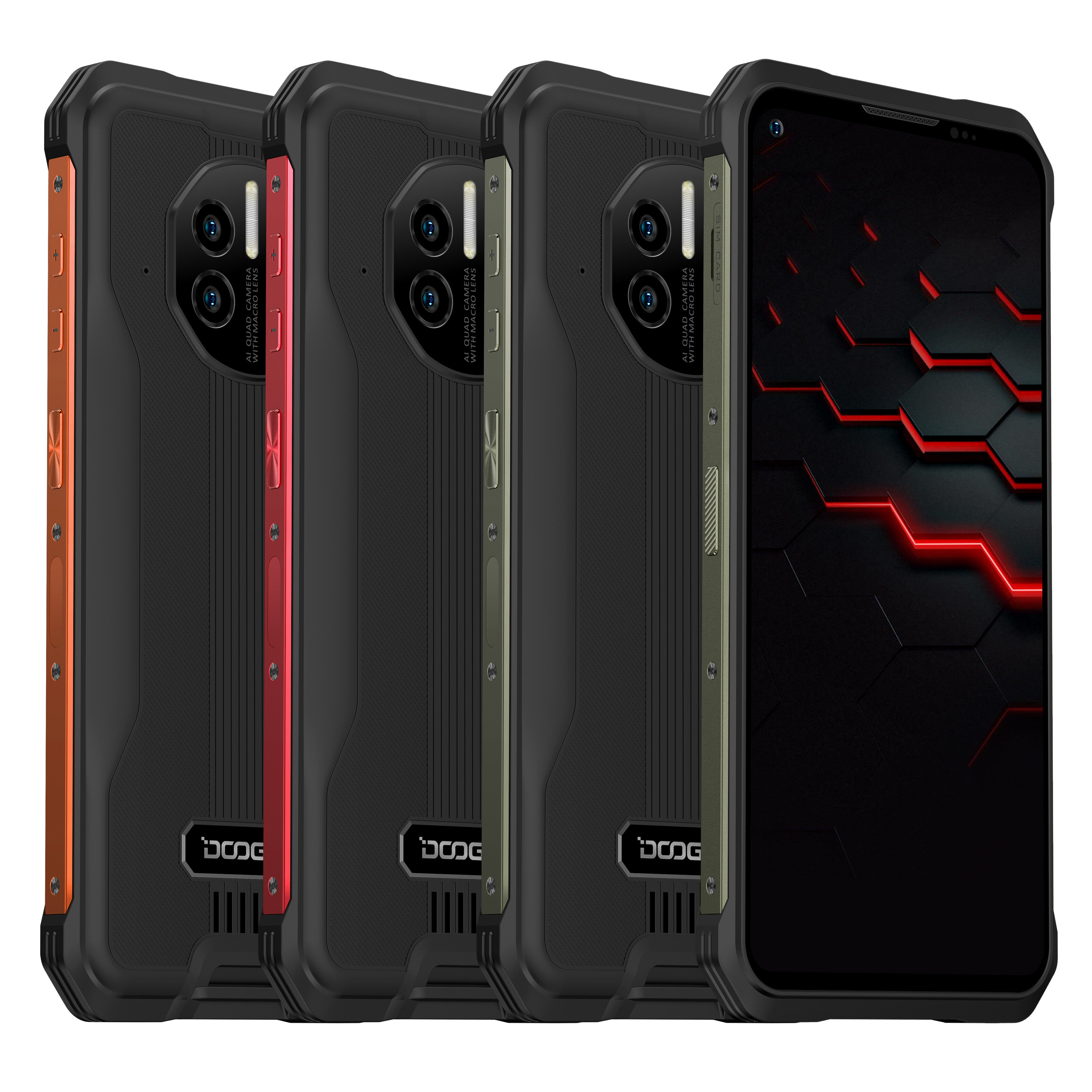 Image of DOOGEE V10 Global Bands Dual 5G IP68&IP69K 8GB 128GB Dimensity 700 NFC Android 11 8500mAh 639 inch 48MP AI Triple Camer