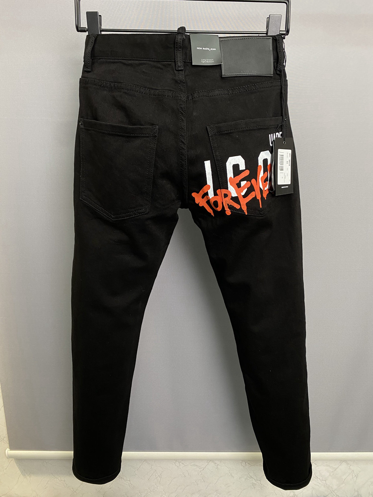 Image of DSQ PHANTOM TURTLE Men&#039s Jeans Classic Fashion Man Jeans Hip Hop Rock Moto Mens Casual Design Ripped Jeans Distressed Skinny Denim Bike