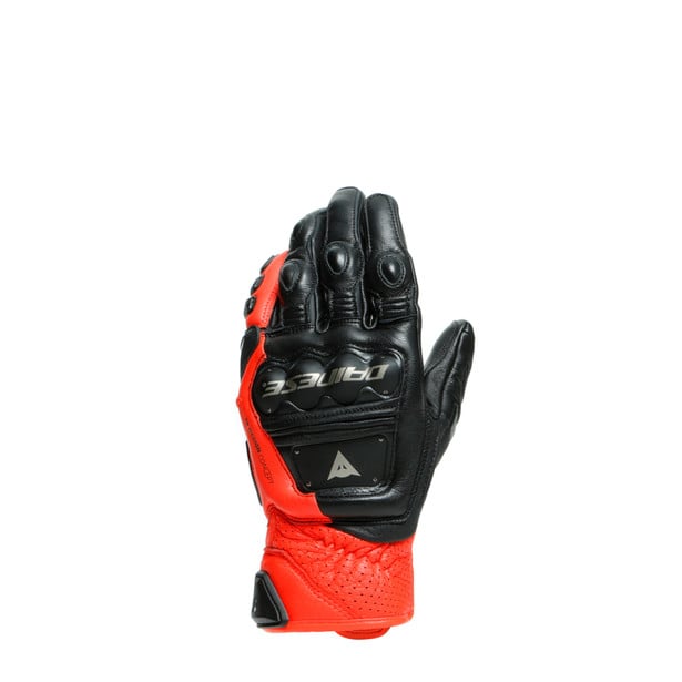 Image of Dainese 4-Stroke 2 Schwarz Fluo Rot Handschuhe Größe L