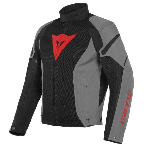 Image of Dainese Air Crono 2 Tex Jacket Black Charcoal Gray Charcoal Gray Size 46 ID 8051019318718