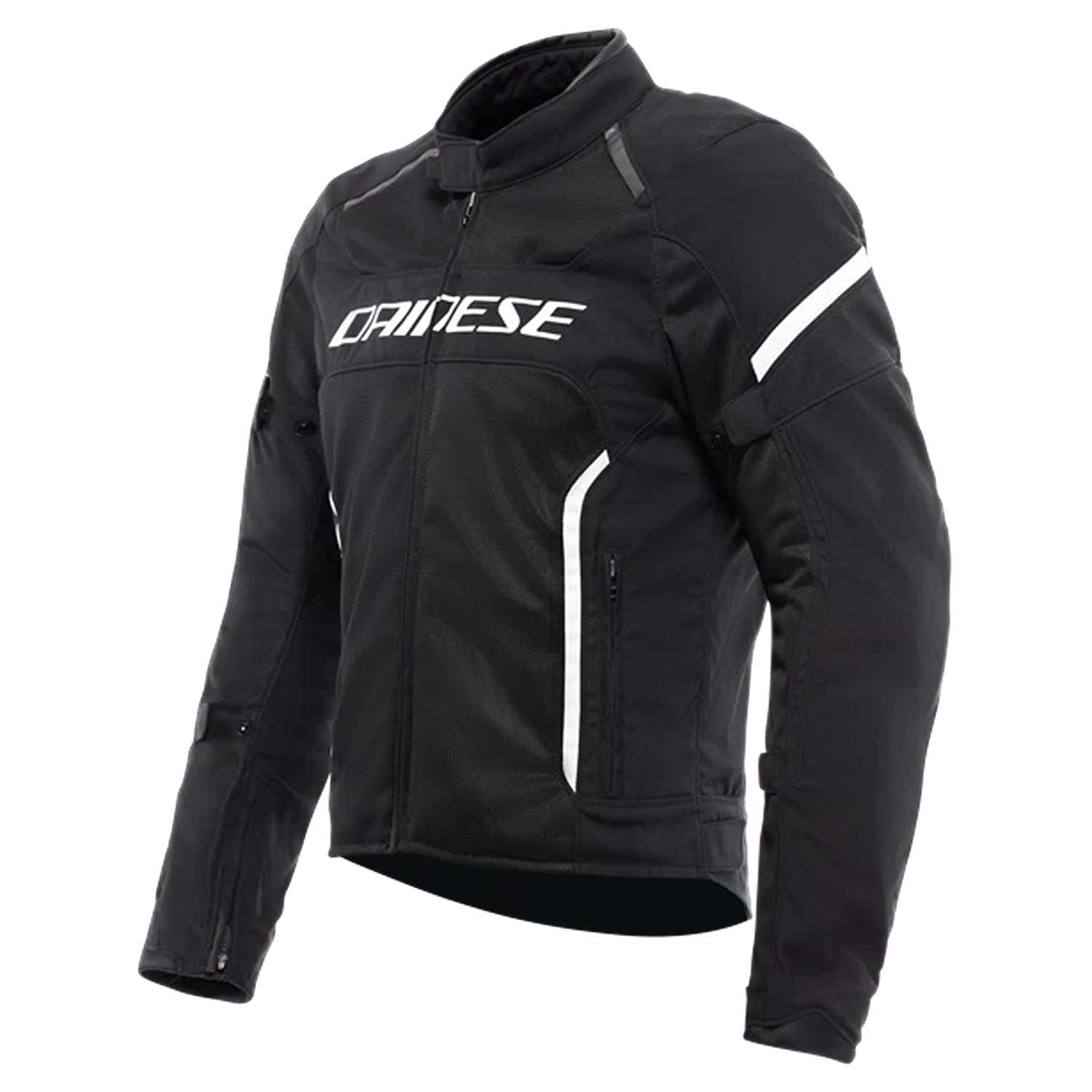 Image of Dainese Air Frame 3 Tex Jacket Black Black White Taille 46
