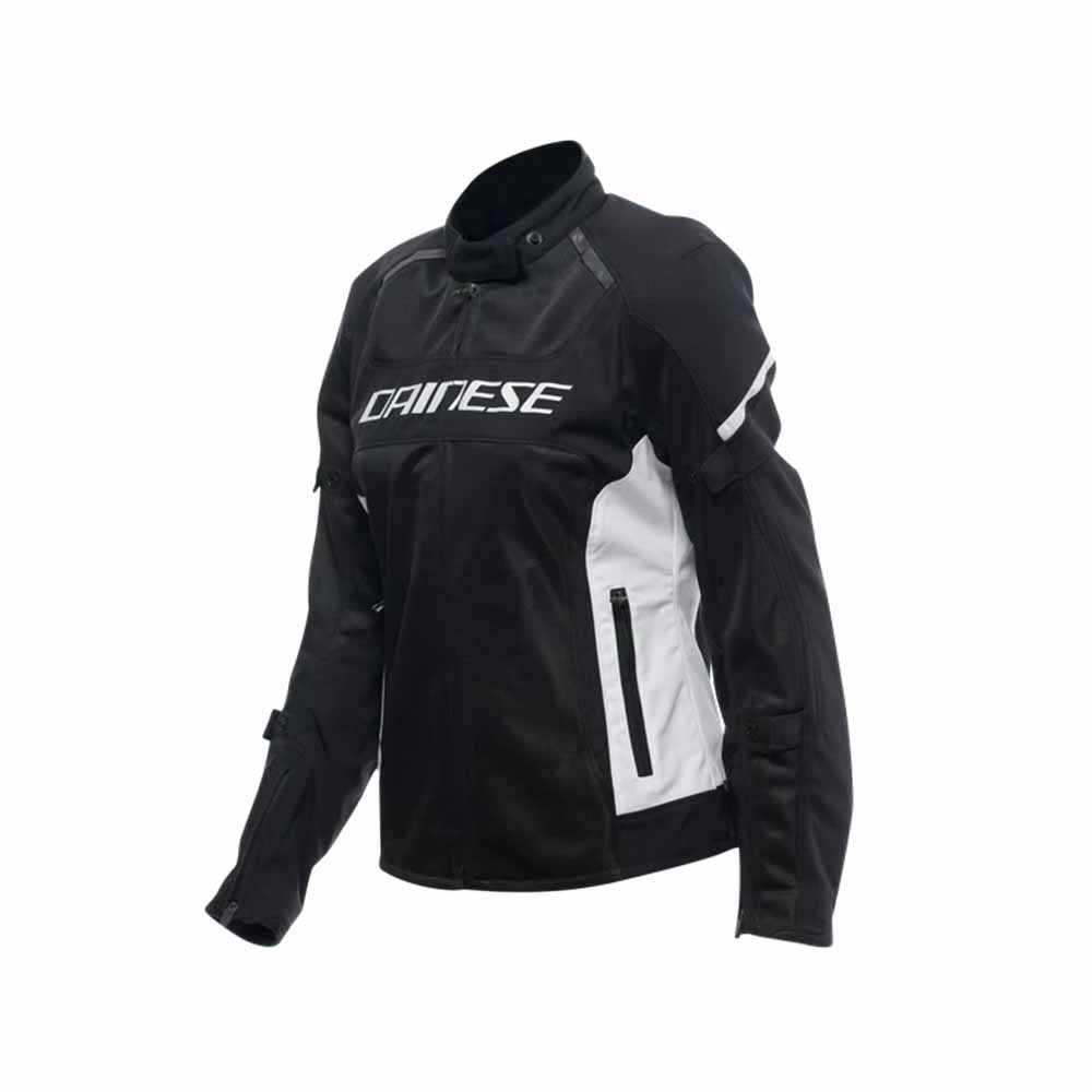 Image of Dainese Air Frame 3 Tex Jacket WMN Black White White Size 44 ID 8051019649553