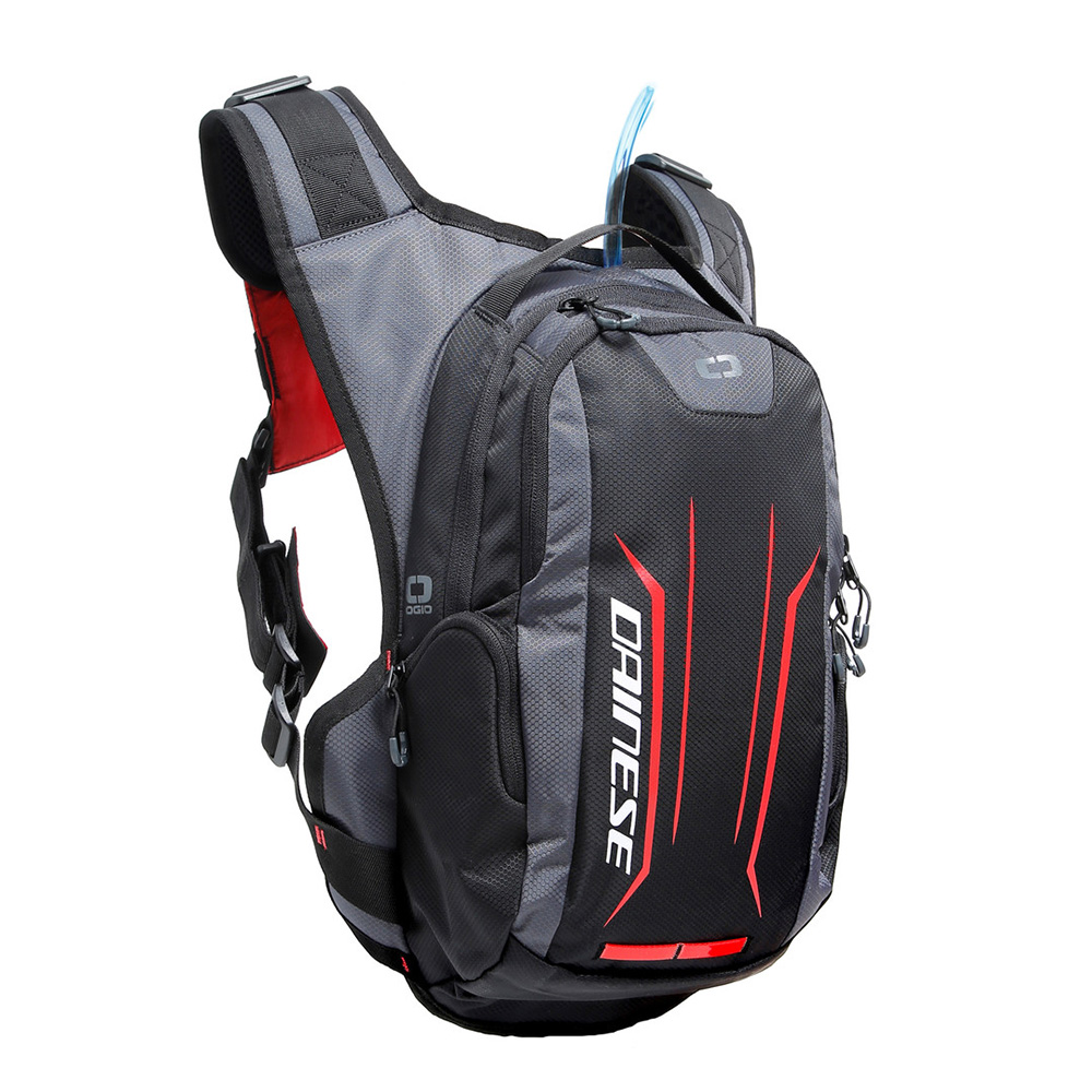 Image of Dainese Alligator Backpack Black Red Size ID 8051019418715
