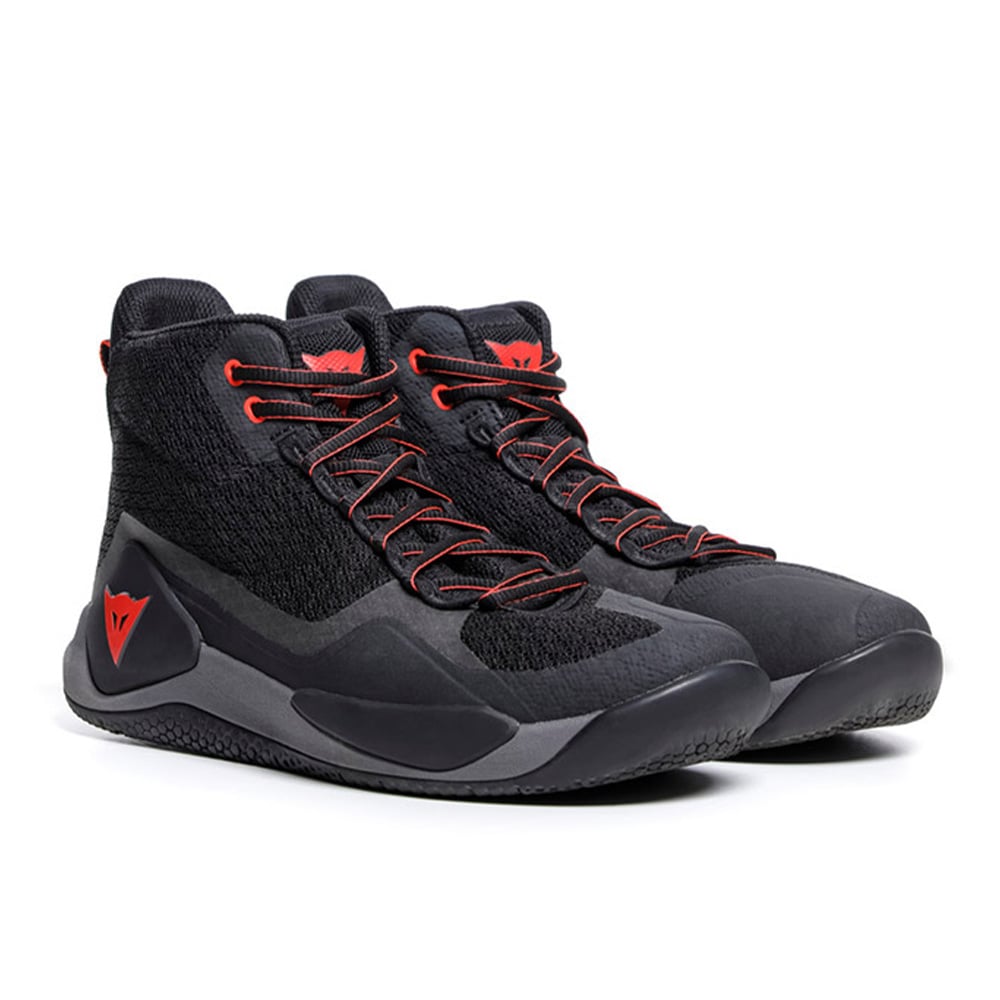 Image of Dainese Atipica Air 2 Shoes Black Red Fluo Size 43 EN