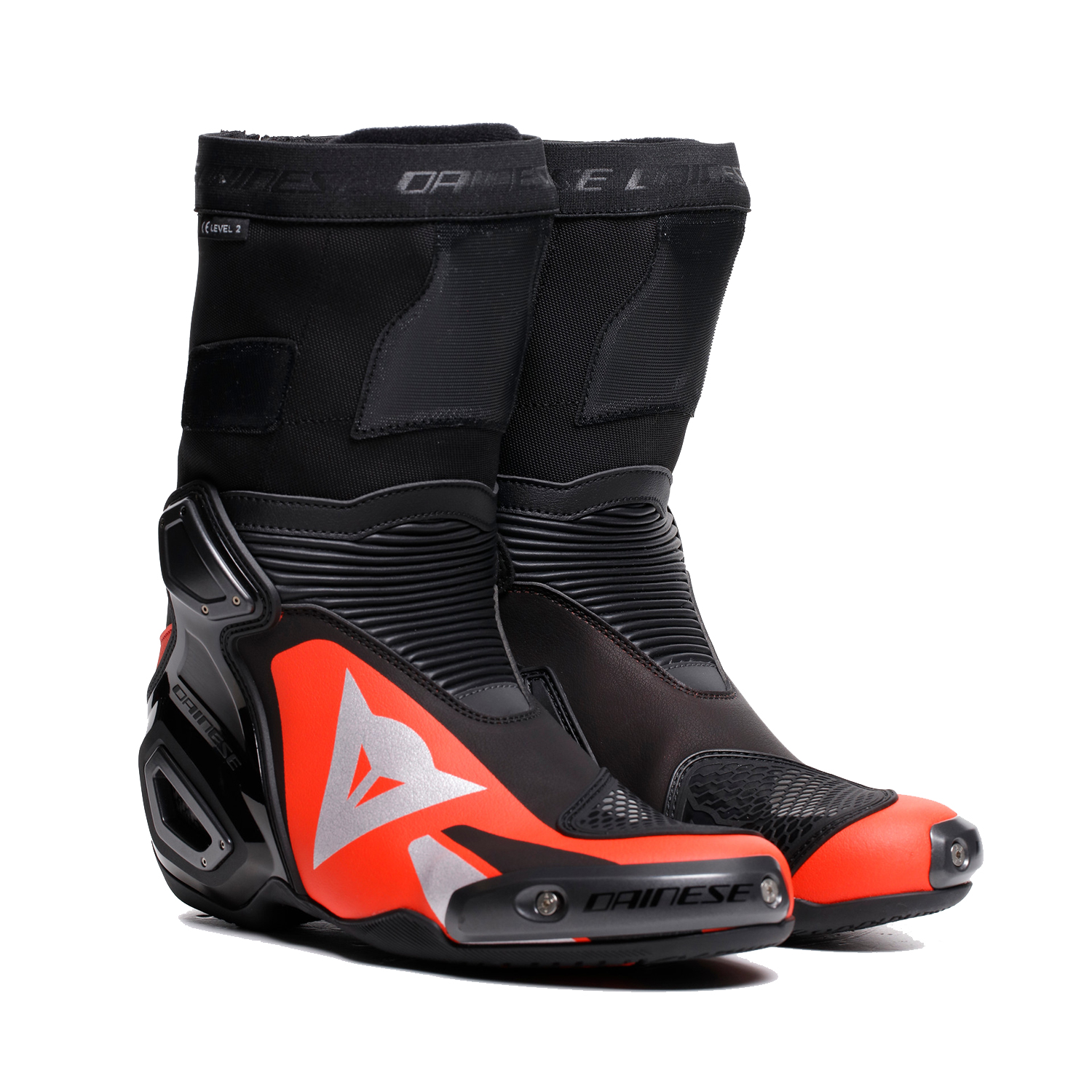 Image of Dainese Axial 2 Boots Black Red Fluo Taille 40
