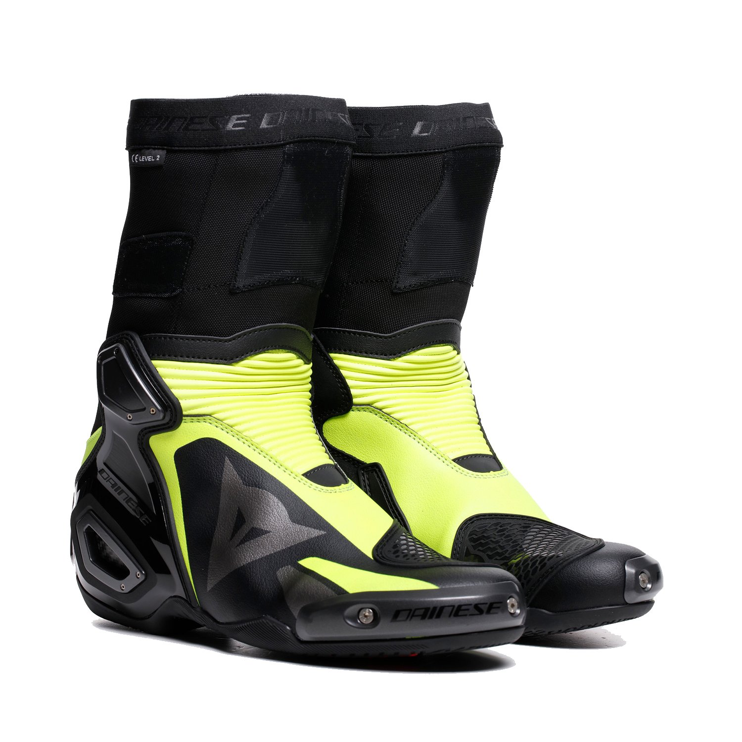 Image of Dainese Axial 2 Boots Black Yellow Fluo Größe 40