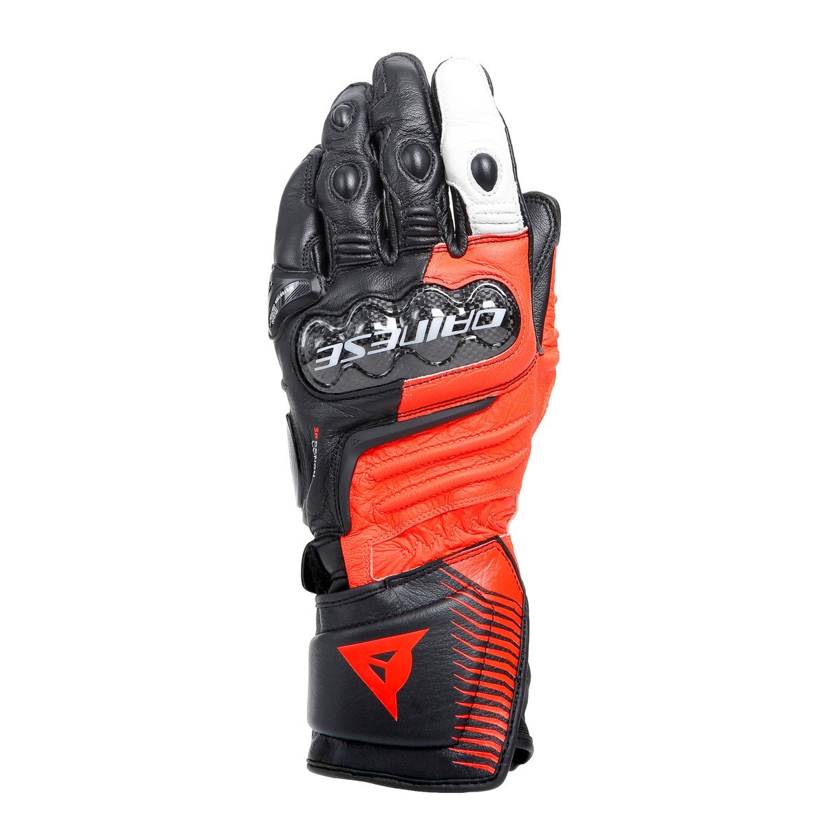 Image of Dainese Carbon 4 Long Black Fluo Red White Size XS EN
