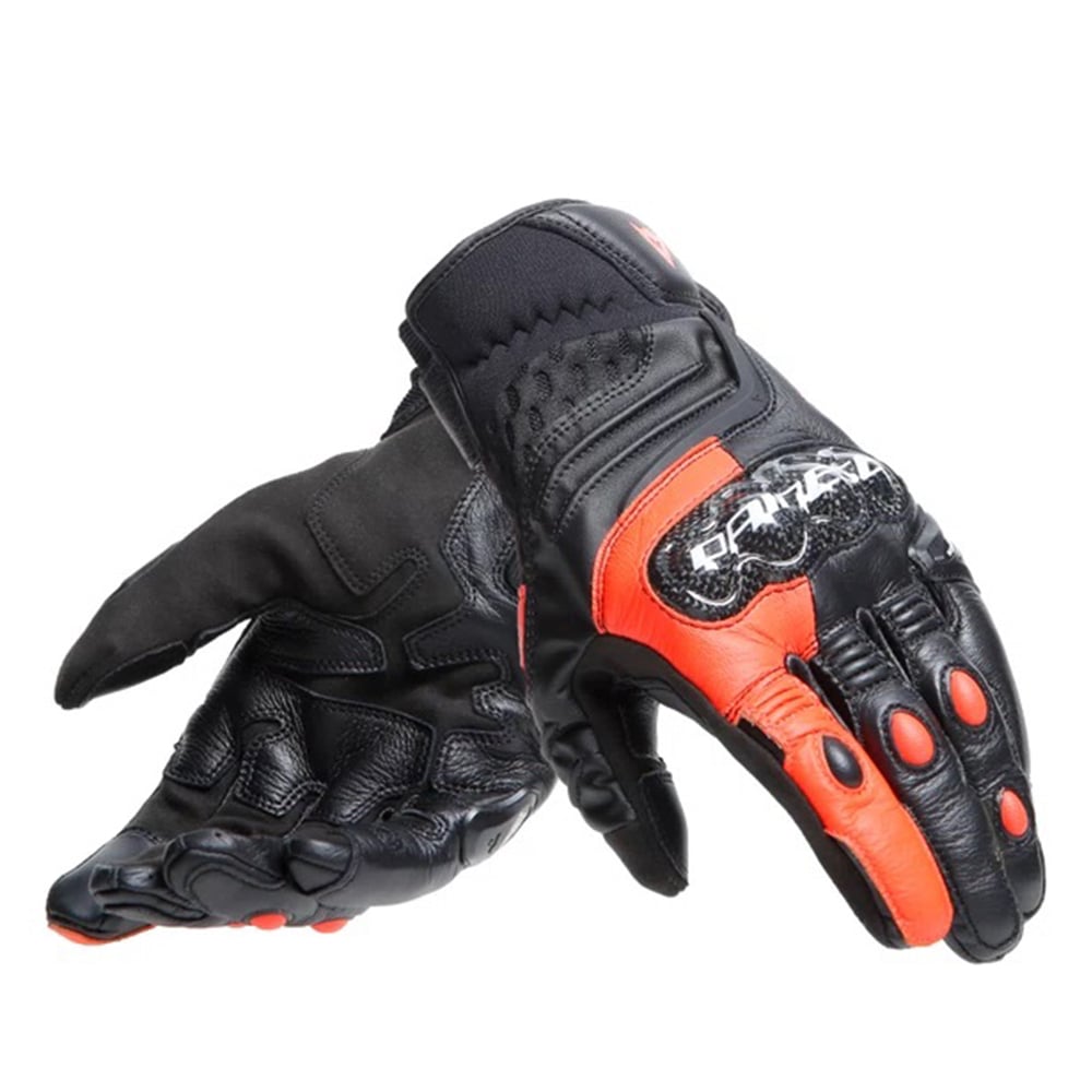 Image of Dainese Carbon 4 Short Black Fluo Red Size S ID 8051019426130