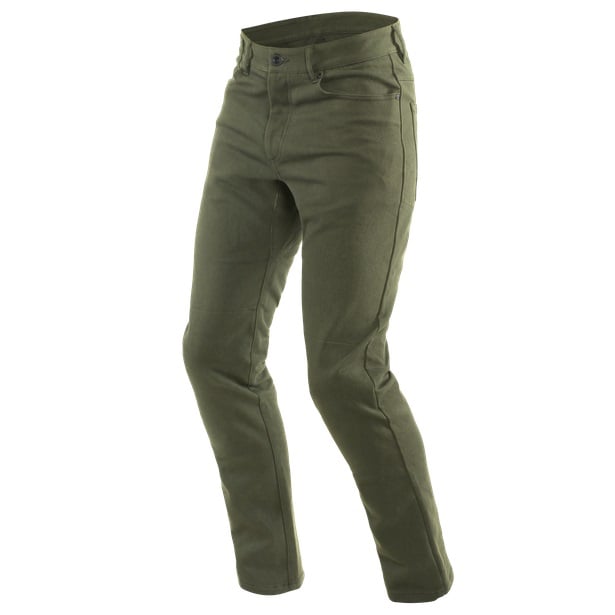 Image of Dainese Classic Slim Tex Olive Pantalon Taille 40