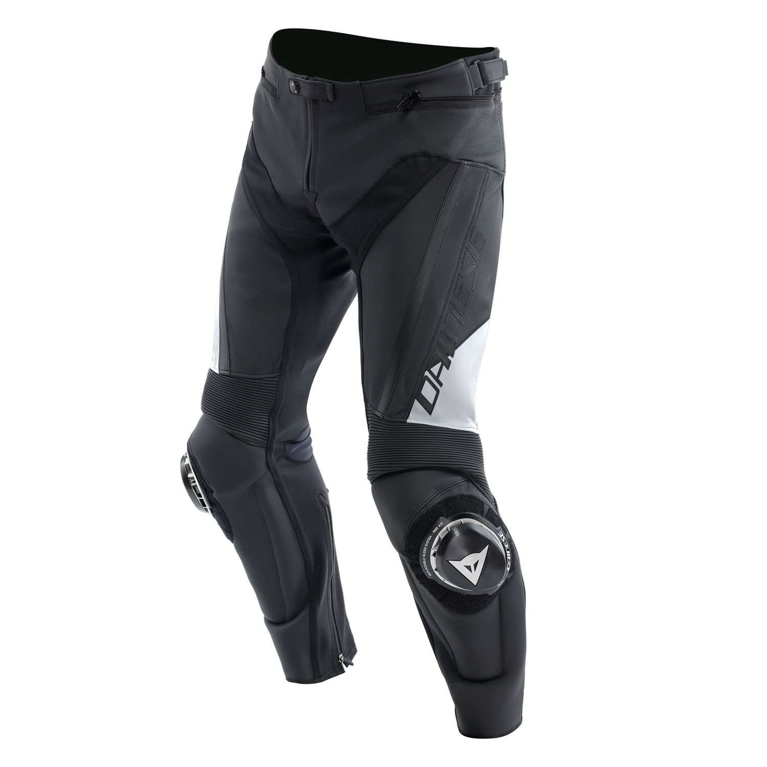 Image of Dainese Delta 4 Leather Pants Black White Size 62 ID 8051019640406