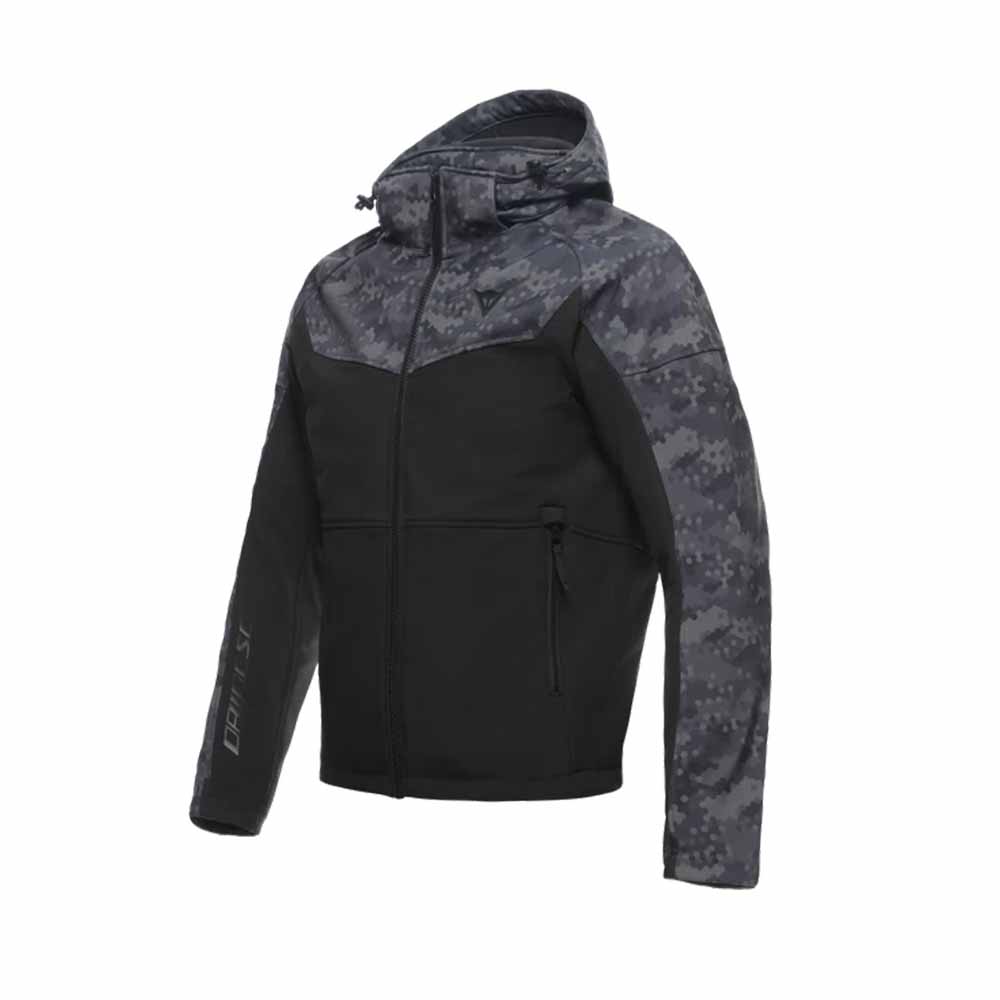 Image of Dainese Ignite Tex Jacket Black Camo Gray Size 48 EN
