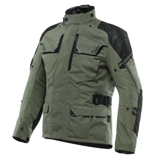 Image of Dainese Ladakh 3L D-Dry Jacket Army Green Black Size 50 ID 8051019485793