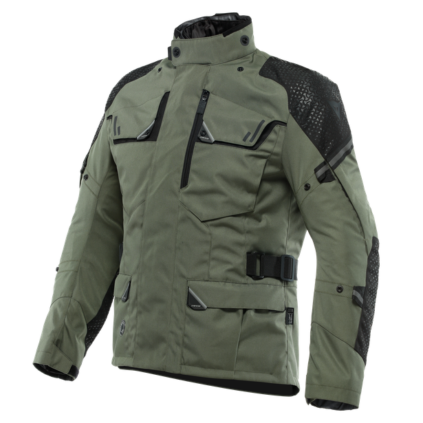 Image of Dainese Ladakh 3L D-Dry Jacket Army Green Black Size 54 ID 8051019485816