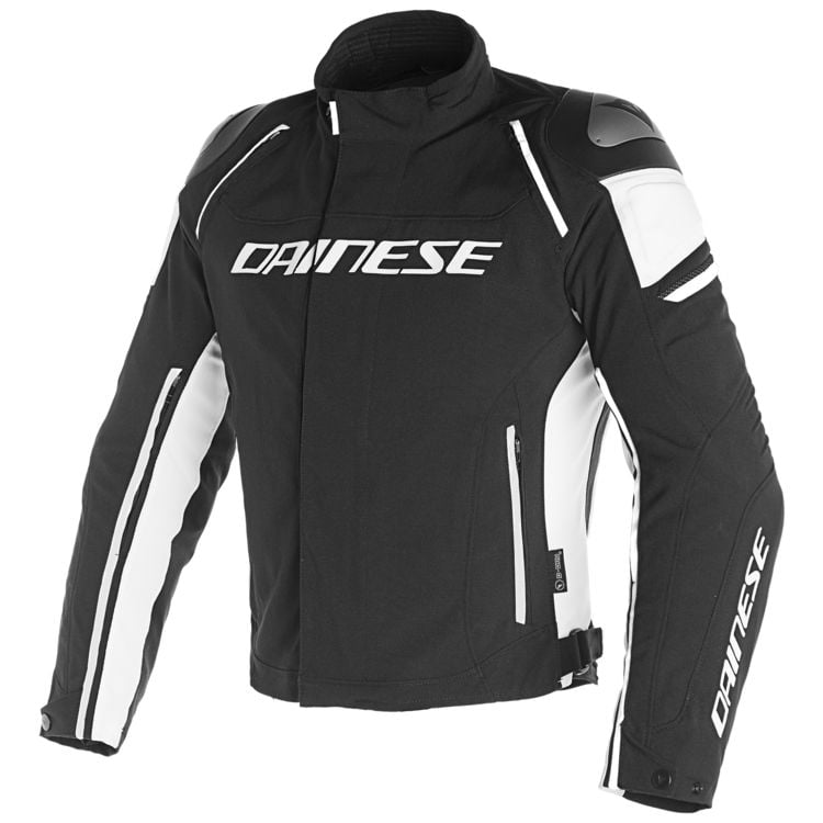 Image of Dainese Racing 3 D-Dry Jacket Black White Size 48 EN