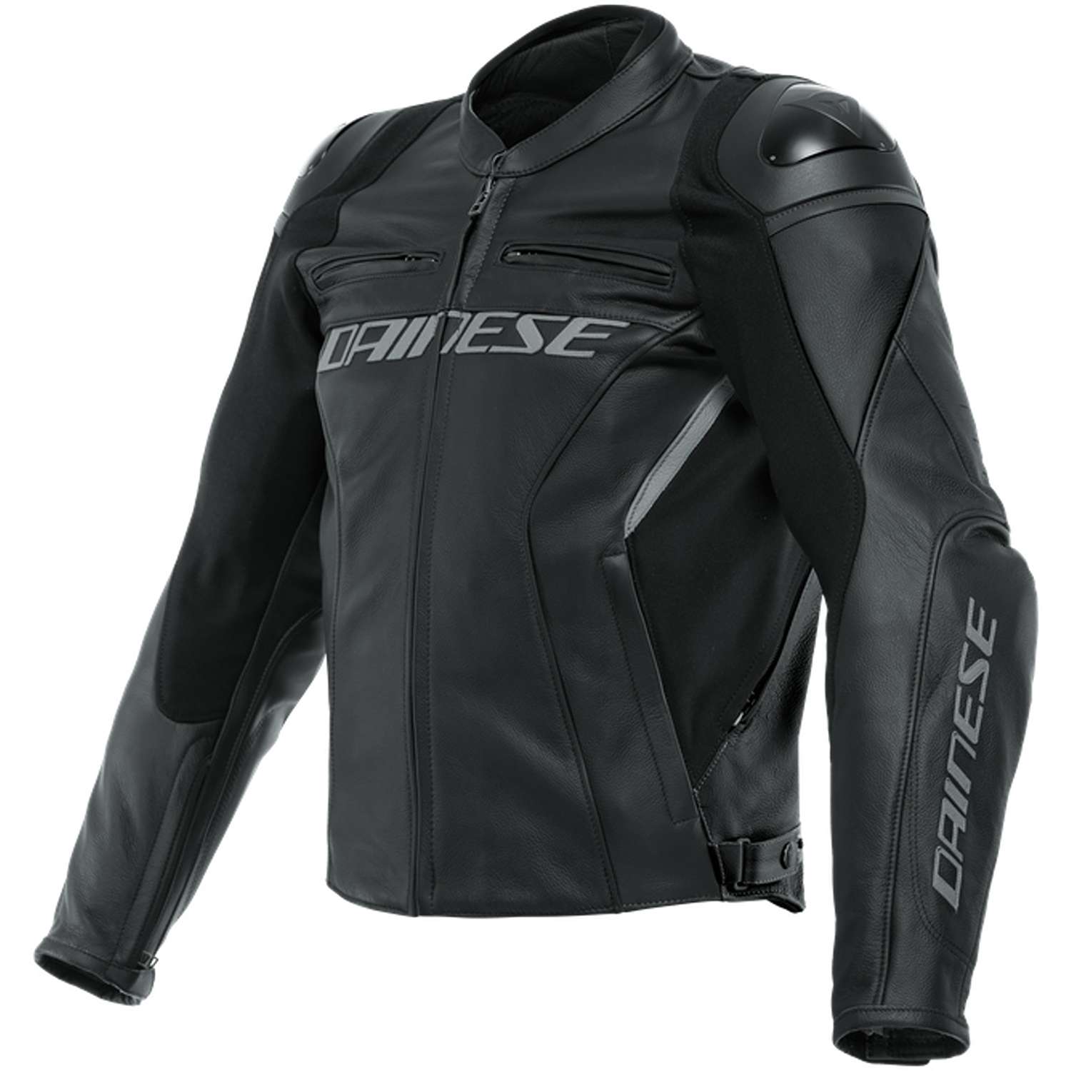 Image of Dainese Racing 4 Leather Jacket S/T Black Size 27 ID 8051019321107