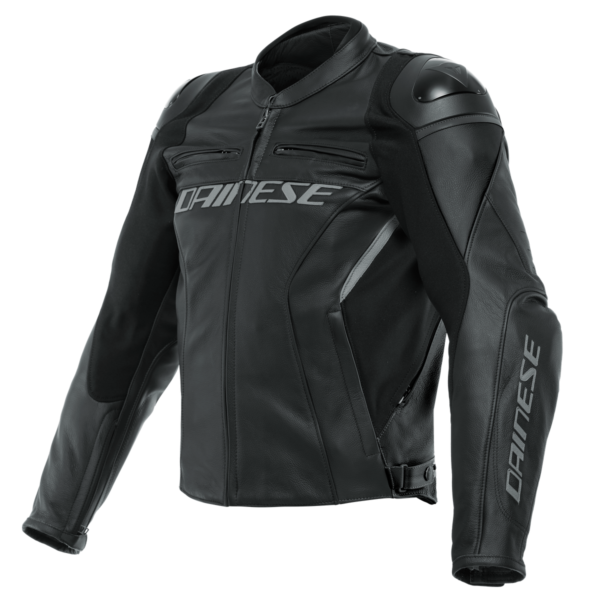 Image of Dainese Racing 4 Leather Schwarz Jacke Größe 46