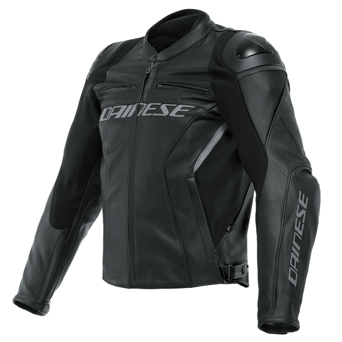 Image of Dainese Racing 4 Leather Schwarz Jacke Größe 48