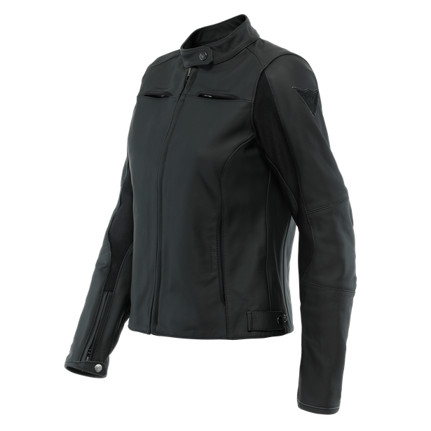 Image of Dainese Razon 2 Leather Jacket Lady Black Size 40 EN