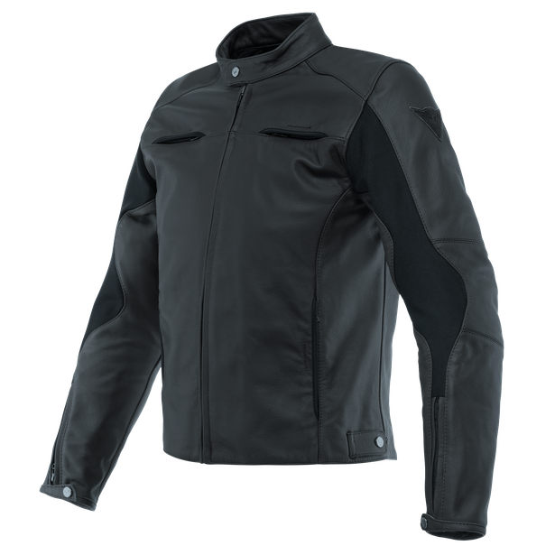 Image of Dainese Razon 2 Leather Schwarz Jacke Größe 58