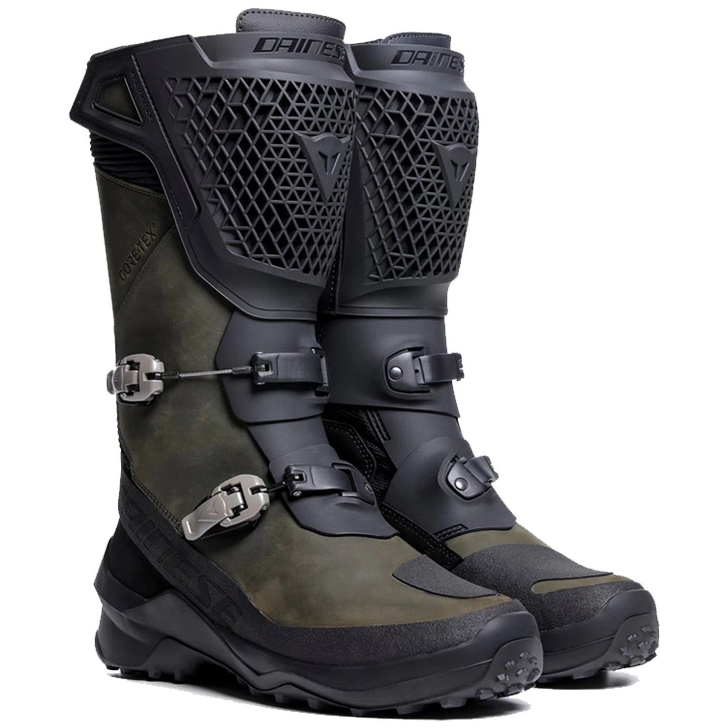 Image of Dainese Seeker Gore-Tex Boots Black Army Green Größe 39