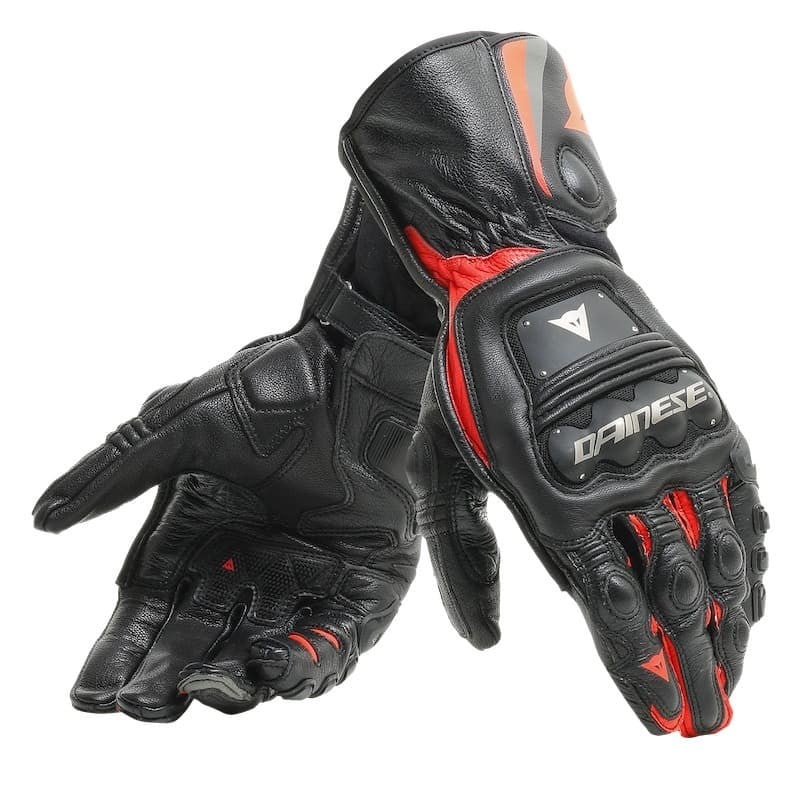 Image of Dainese Steel-Pro Guantes Negro Rojo Fluo Talla XL