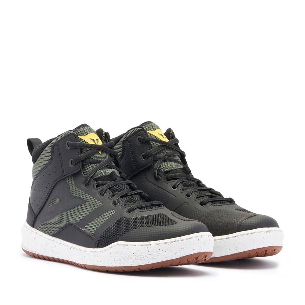 Image of Dainese Suburb Air Shoes Black White Army Green Taille 45